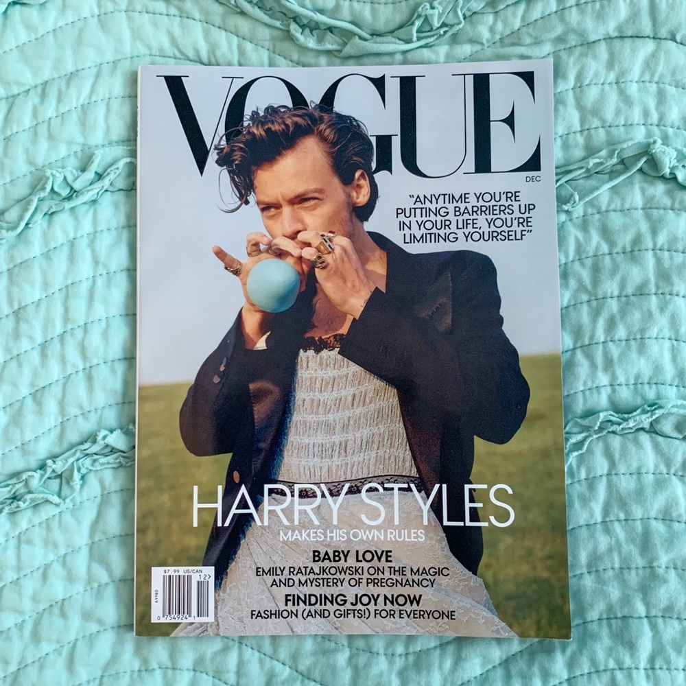 Harry Styles Vogue December 2020 Issue